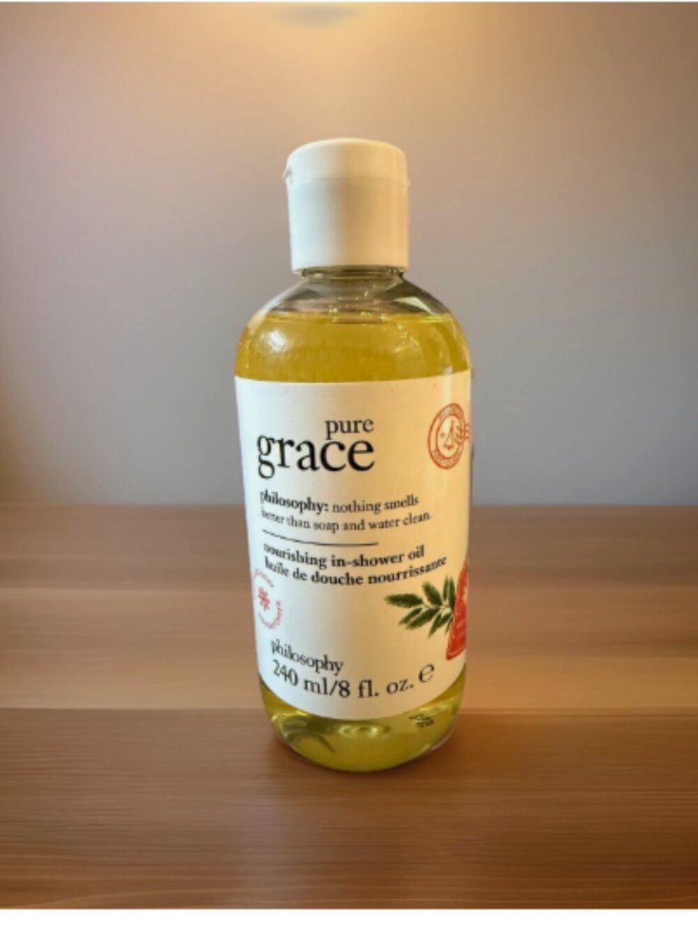 philosophy grace & love in shower oil 8oz-Pure Grace A712412 Sealed